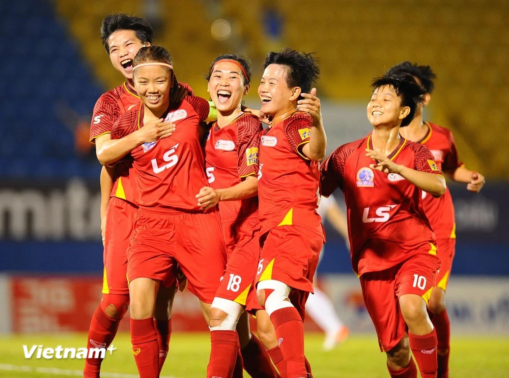 Câu lạc bộ TP.HCM I đang vững vàng ngôi đầu bảng xếp hạng Giải bóng đá nữ Vô địch Quốc gia - Cúp Thái Sơn Bắc 2020. (Ảnh: VFF) 