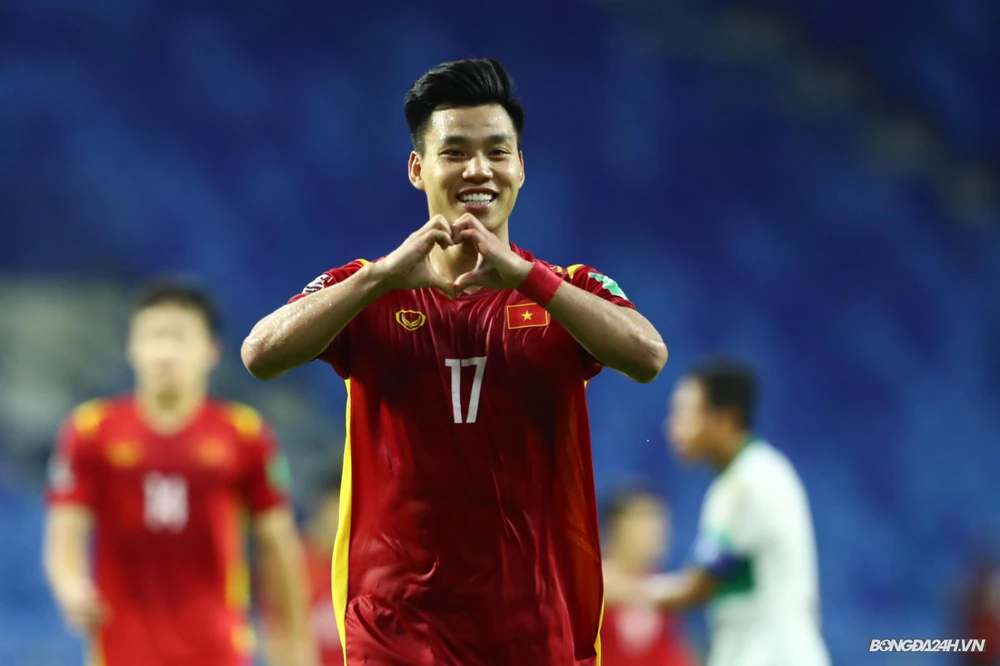 Đội tuyển Việt Nam nằm bảng B cùng với Nhật Bản, Australia, Saudi Arabia, Trung Quốc và Oman tại vòng loại thứ ba World Cup 2022. (Ảnh: Bongda24h.vn) 
