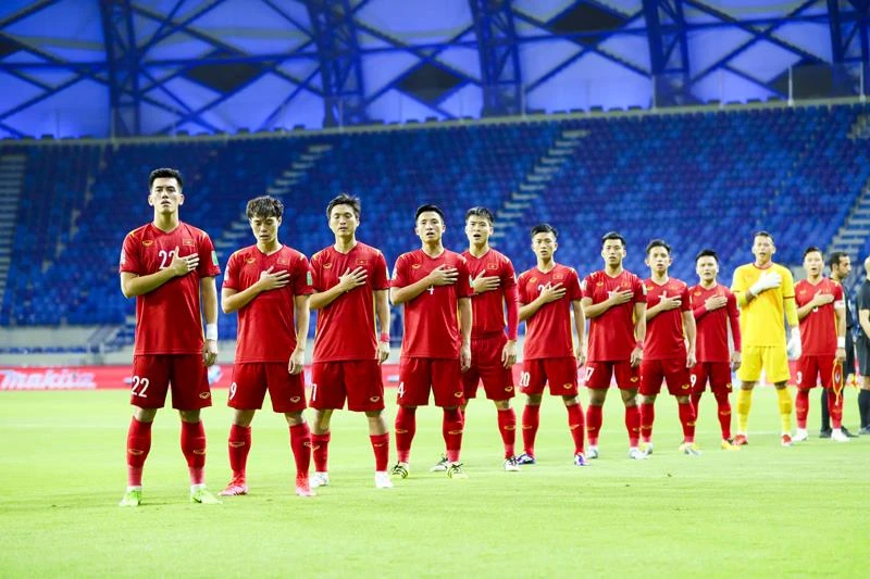 Đội tuyển Việt Nam thắng đậm Indonesia sau gần 2 năm không thi đấu quốc tế. (Ảnh: VFF) 
