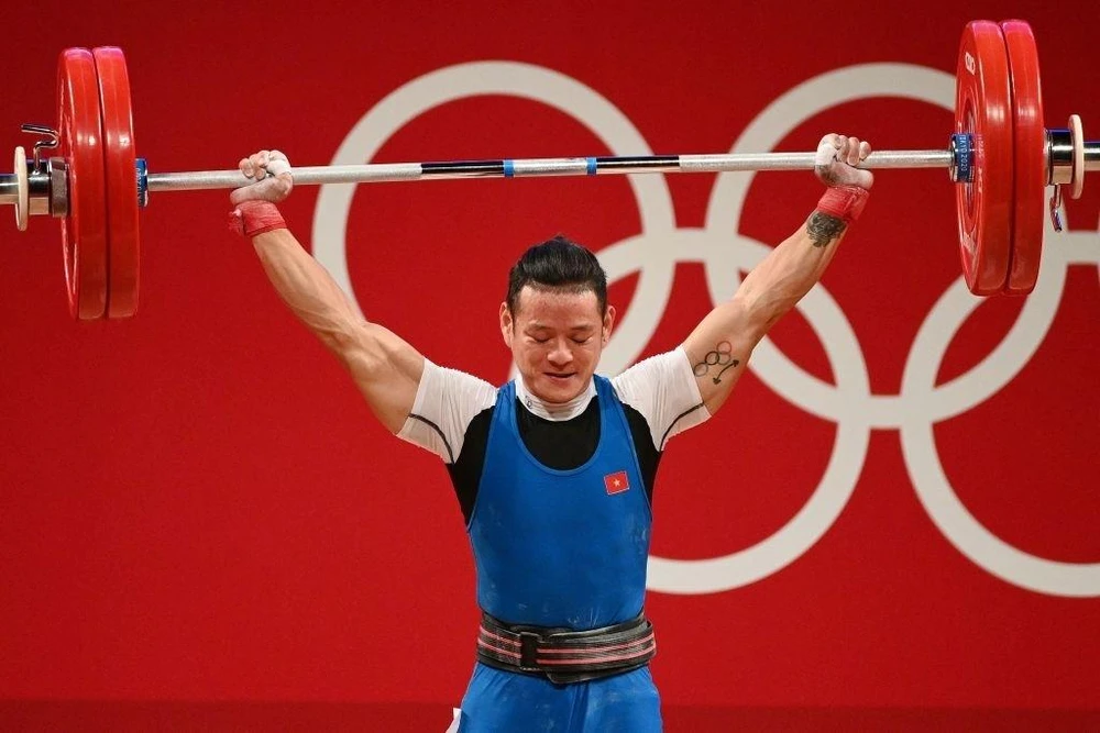 Thạch Kim Tuấn thi đấu tại Olympic Tokyo 2020. (Ảnh: Getty Images) 