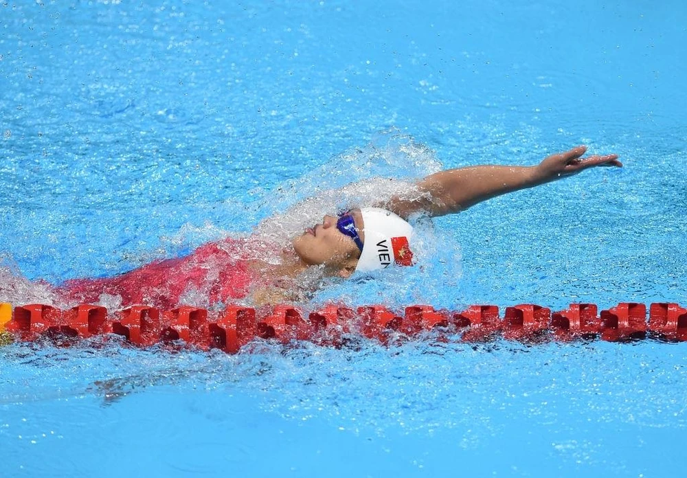 Ánh Viên thất bại ở nội dung 200m bơi tự do ở Olympic Tokyo 2020. (Ảnh: Getty Images) 