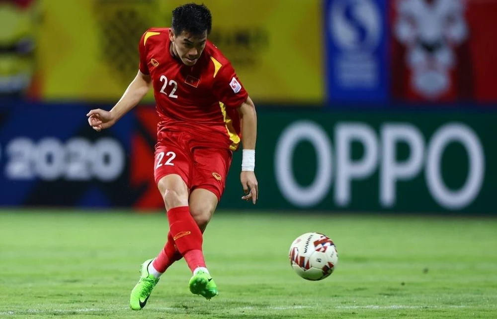 Đội tuyển Việt Nam không ghi bàn ở 30 phút cuối trận đấu sau vòng bảng tại AFF Cup 2020. (Ảnh: Getty Images) 