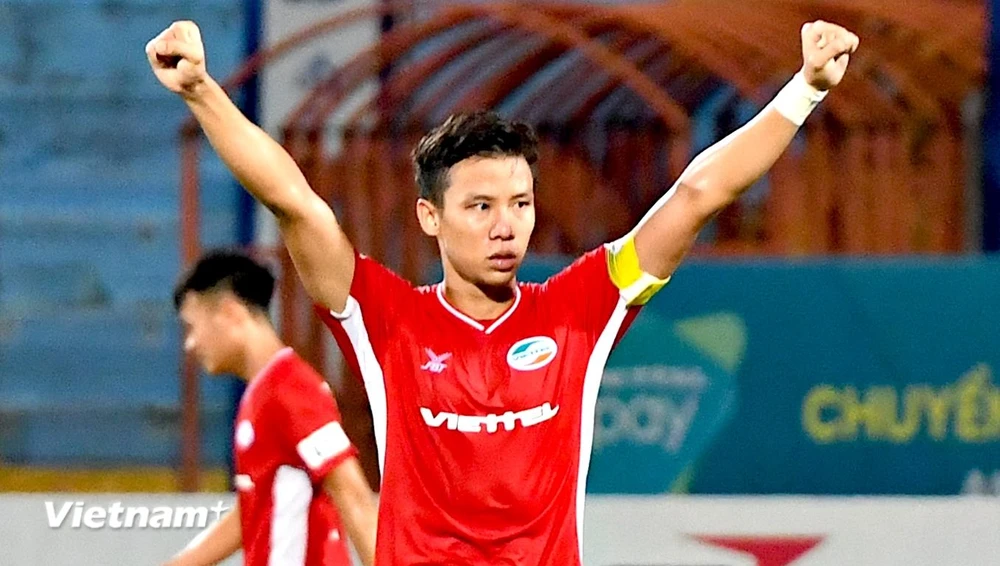 Quế Ngọc Hải nhiều khả năng trở về câu lạc bộ Sông Lam Nghệ An thi đấu. (Ảnh: PV/Vietnam+) 
