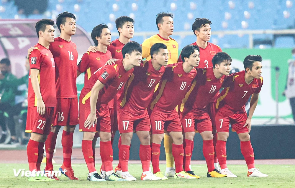 Danh sách đội tuyển Việt Nam tập trung vào tháng 1/2022 vắng những trụ cột như Tuấn Anh, Duy Mạnh. (Ảnh: PV/Vietnam+) 