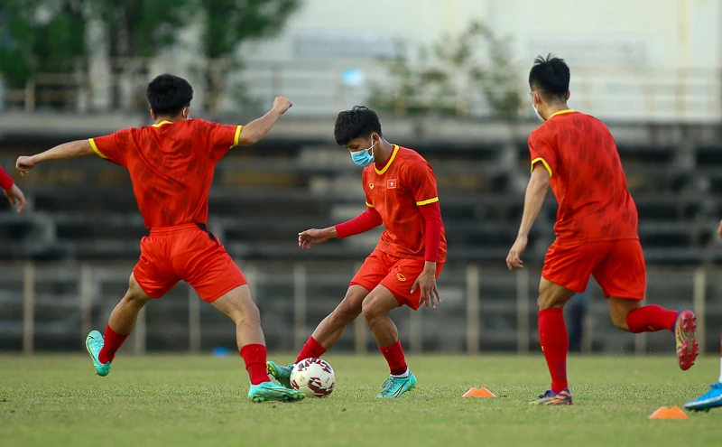 U23 Việt Nam gặp nhiều khó khăn tại giải U23 Đông Nam Á 2022 vì dịch COVID-19. (Ảnh: VFF) 