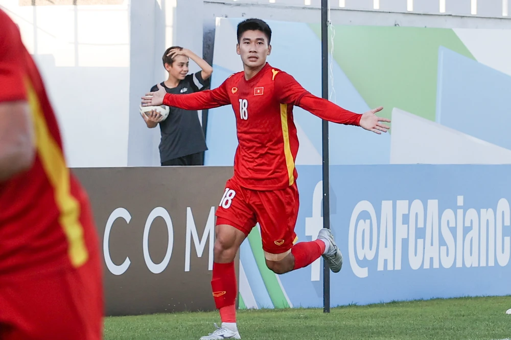 U23 Việt Nam bị đánh giá thấp hơn U23 Saudi Arabia ở tứ kết U23 châu Á 2022. (Ảnh: AFC) 
