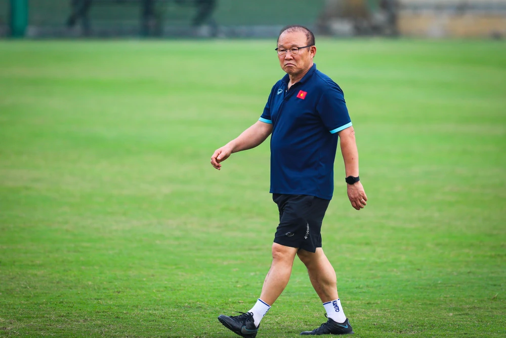 Huấn luyện viên Park Hang-seo sẽ chia tay đội tuyển Việt Nam sau AFF Cup 2022. (Ảnh: PV/Vietnam+) 