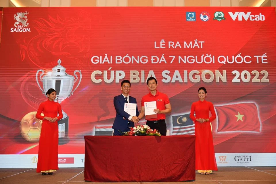 Giải bóng đá 7 người quốc tế nhận được sự ủng hộ từ Liên đoàn bóng đá Việt Nam, Malaysia, Thái Lan và Indonesia. (Ảnh: PV/Vietnam+)