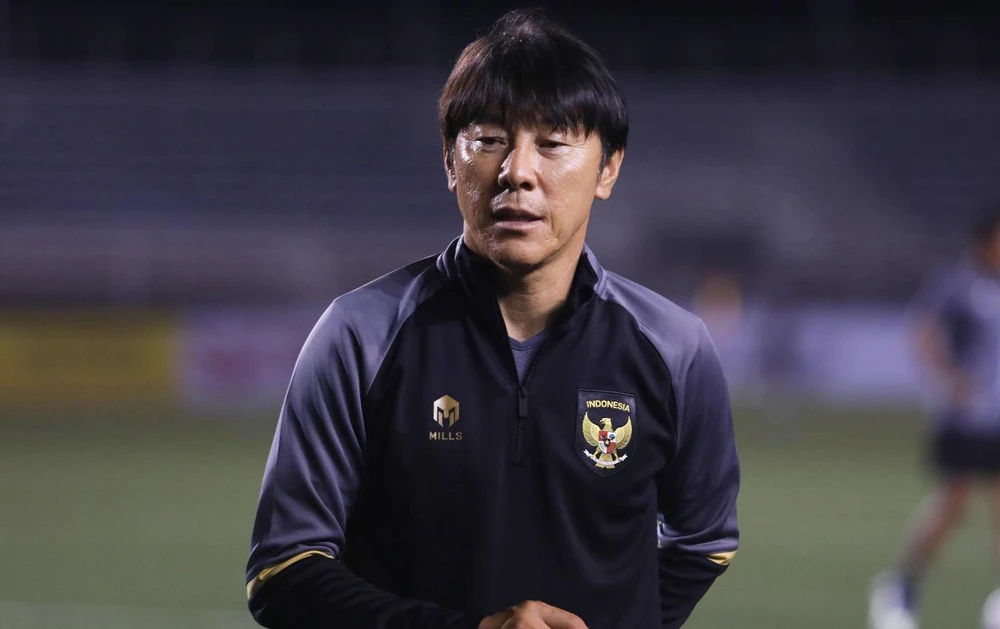 Huấn luyện viên trưởng tuyển Indoneisa, ông Shin Tae-yong. (Ảnh: PSSI) 