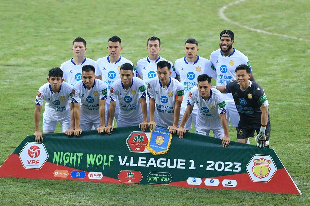Nam Định đang khởi đầu V-League tốt nhất sau 19 năm. (Ảnh: VPF)