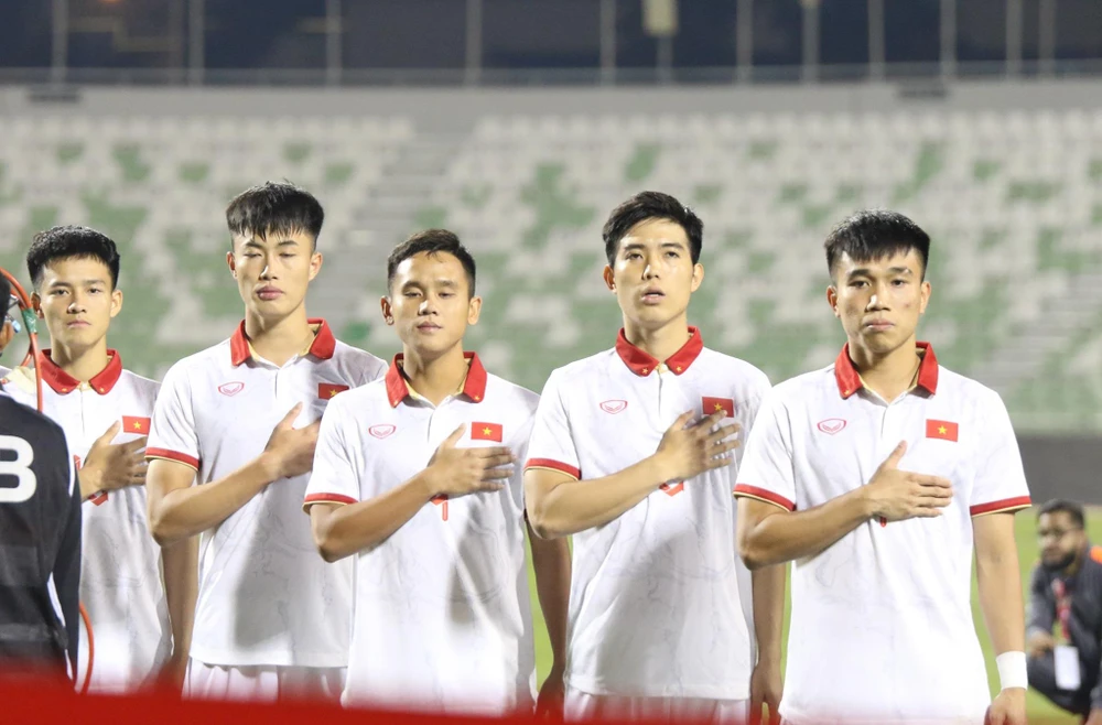 U23 Việt Nam toàn thua sau hai lượt trận tại U23 Doha Cup 2023. (Ảnh: VFF) 