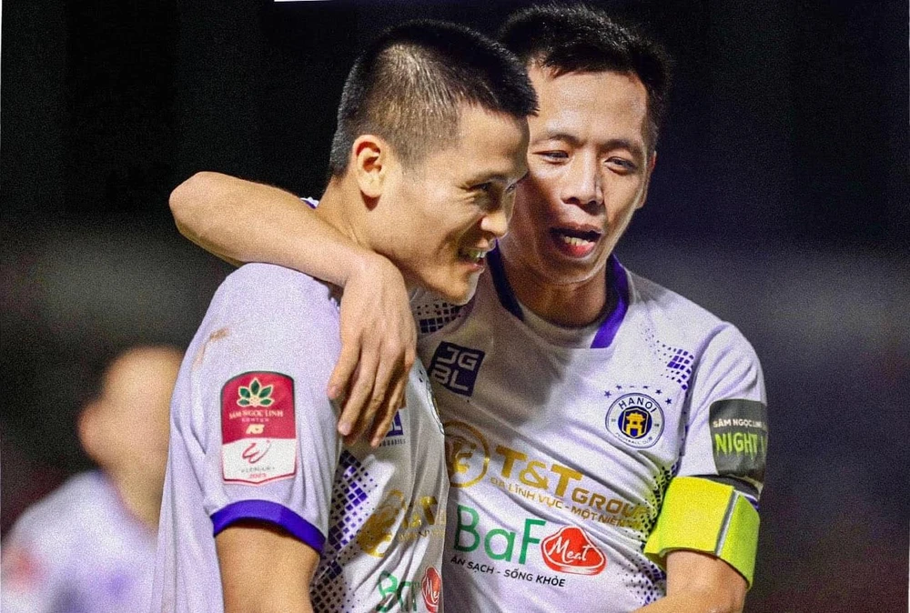 Nhà đương kim vô địch Hà Nội FC bất bại tại V-League 2023 sau 5 vòng đấu. (Ảnh: HNFC) 
