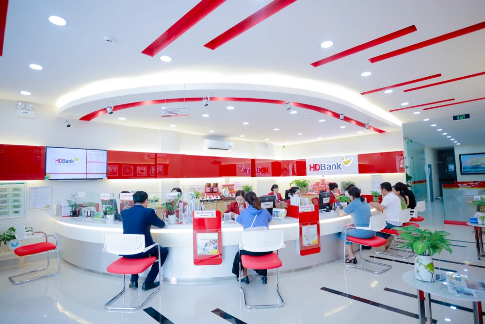 HDBank công bố báo cáo tài chính với lợi nhuận 13.017 tỷ đồng. (Ảnh: Vietnam+)