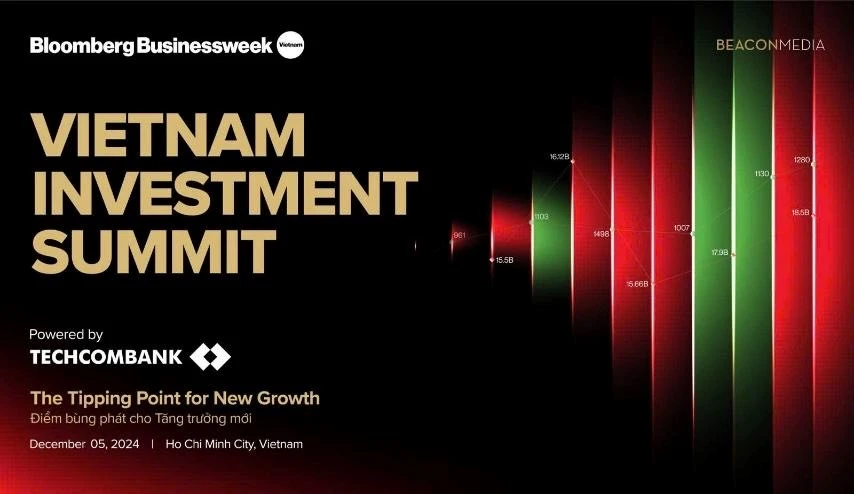 Techcombank đồng hành cùng Bloomberg tổ chức “Vietnam Investment Summit 2024”. (Ảnh: Vietnam+)