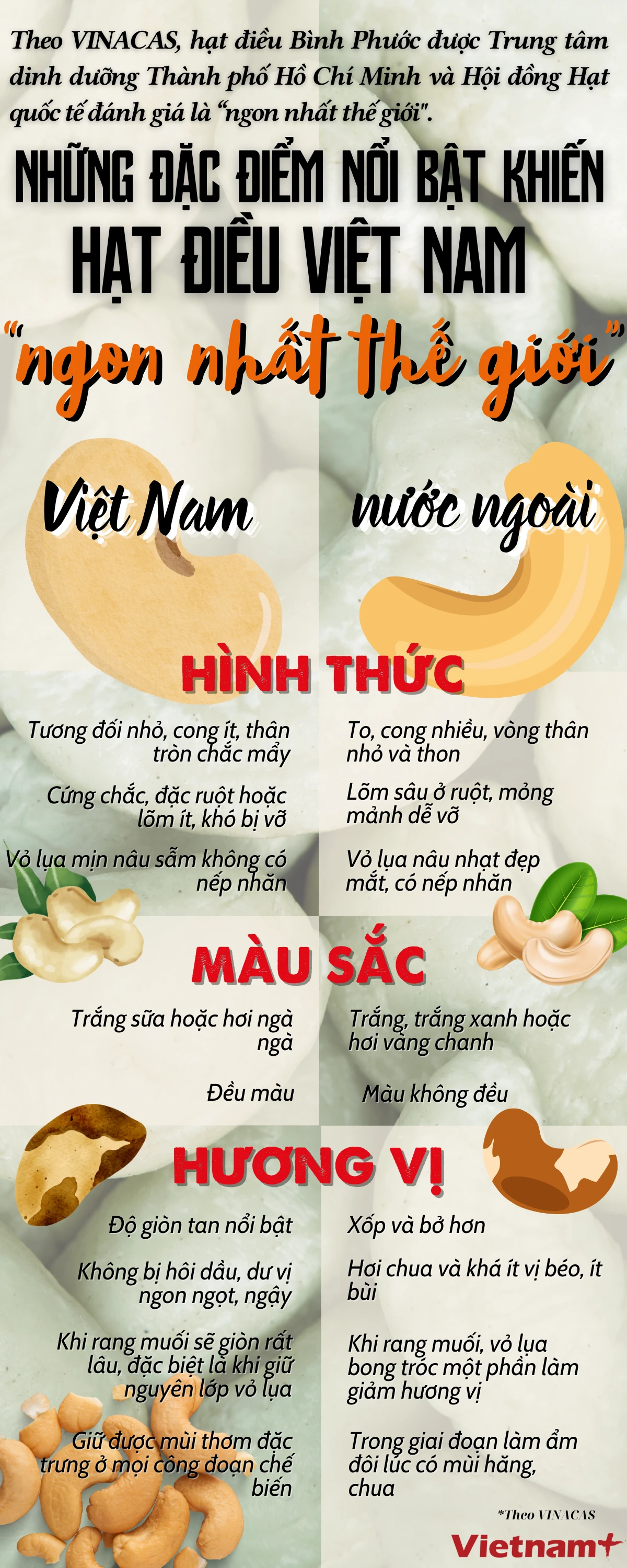 vi sao hat dieu viet nam lai duoc danh gia la  ??ngon nhat the gioi ??