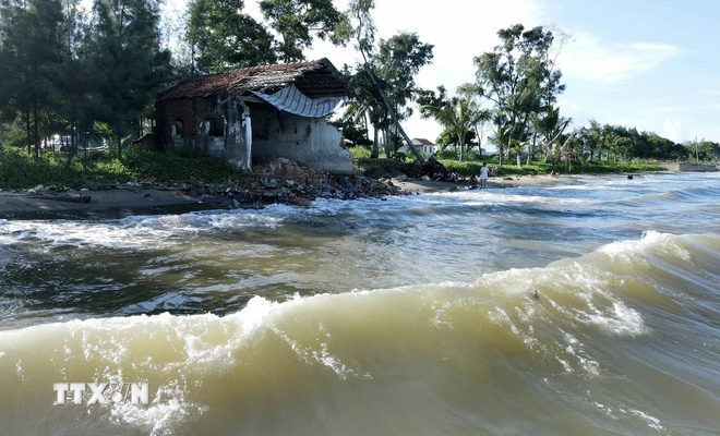 ttxvn _xam_thuc_bien tai xa Hoang Truong - Thanh Hoa2.jpg