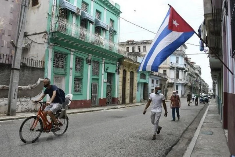 Đường phố tại La Habana, Cuba. (Ảnh: THX/TTXVN)