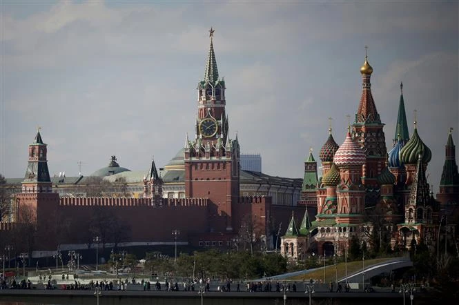 Quang cảnh Thủ đô Moskva (Nga), ngày 1/4/2023. (Ảnh: AFP/TTXVN)
