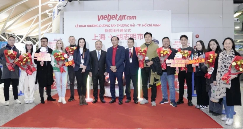 Vietjet Air mở đường bay mới kết nối giữa Thượng Hải và Thành phố Hồ Chí Minh