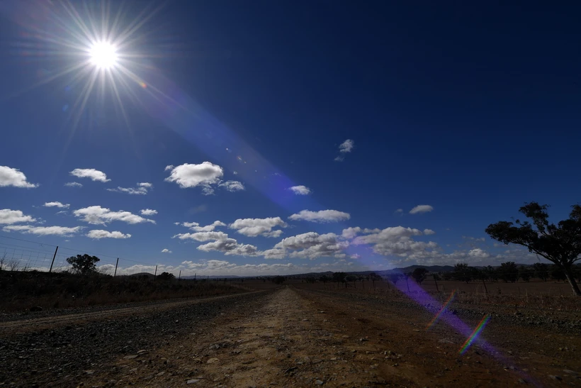 Nắng nóng gay gắt tại bang New South Wales, Australia. (Ảnh: AFP/TTXVN)