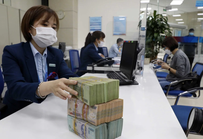 Lãi suất liên ngân hàng tăng mạnh. (Ảnh: PV/Vietnam+)