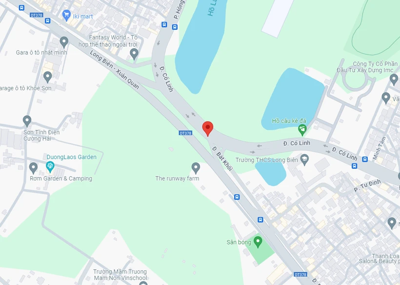 Vị trí đường Cổ Linh. (Nguồn: Google Maps)