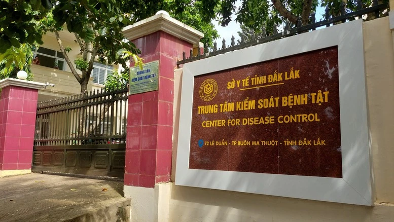 Trung tâm Kiểm soát Bệnh tật tỉnh Đắk Lắk.