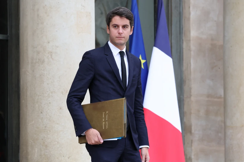 Gabriel Attal, Tân Thủ tướng Pháp.(Nguồn: Reuters)
