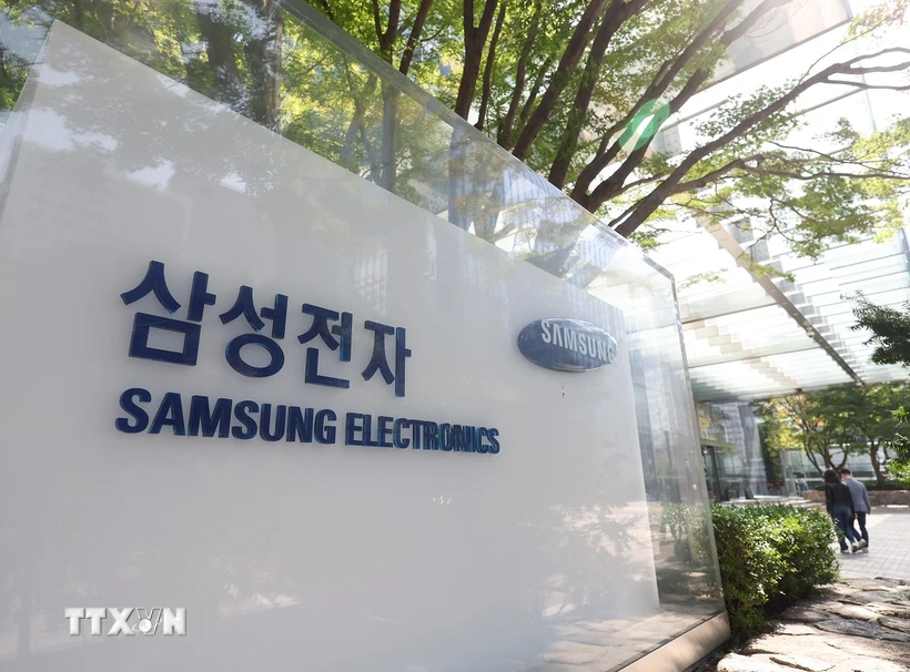 Trụ sở tập đoàn Samsung Electronics tại Seoul, Hàn Quốc. (Ảnh: Yonhap/TTXVN)