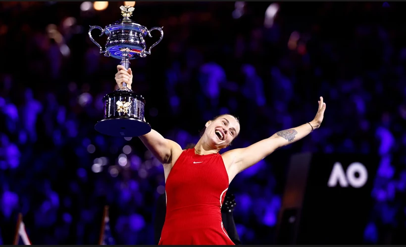 Aryna Sabalenka giành chức vô địch Australia Mở rộng Nữ 2024. (Nguồn: The Guardian)