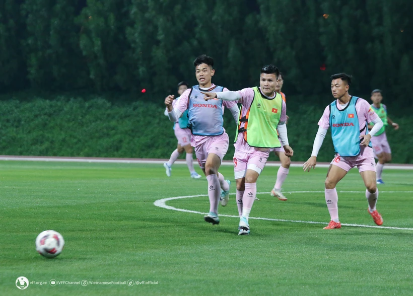 Tuyển Việt Nam sẽ có trận đấu quan trọng với Kyrgyzstan trước thềm Asian Cup 2023. (Nguồn: VFF)