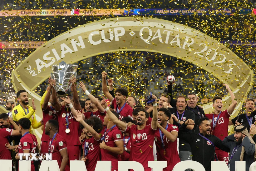 Afif lập hat-trick từ chấm 11m giúp Qatar bảo vệ ngôi vương Asian Cup