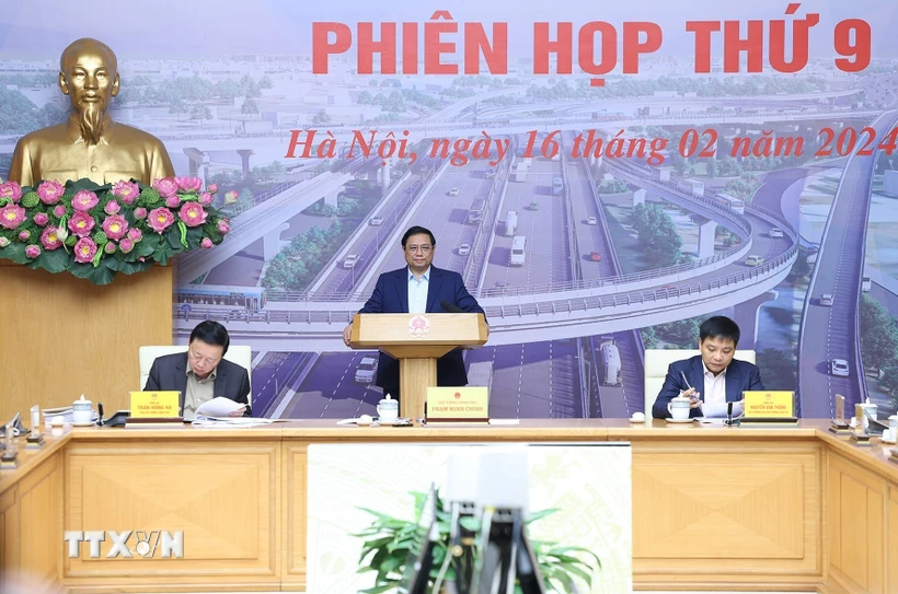 Thủ tướng Phạm Minh Chính chủ trì phiên họp. (Ảnh: Dương Giang/TTXVN)