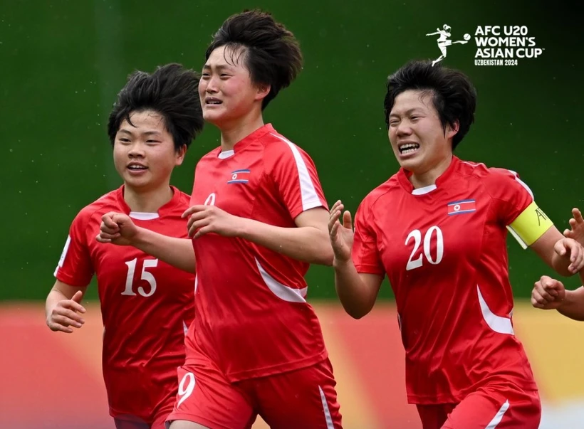 U20 Nữ Triều Tiên gây bất ngờ khi đánh bại U20 Nữ Nhật Bản. (Nguồn: AFC)