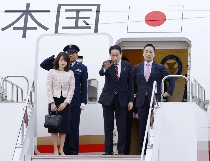Thủ tướng Nhật Bản bắt đầu chuyến thăm cấp nhà nước tới Mỹ. Nguồn: Kyodo