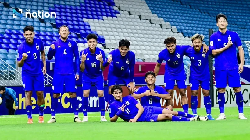 U23 Thái Lan liệu có vượt khó để giành vé vào tứ kết U23 châu Á 2024. (Nguồn: The Nation)
