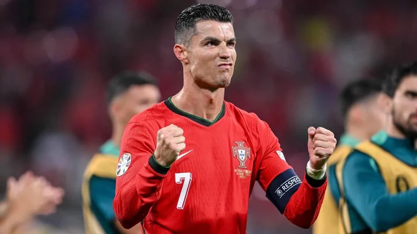 Cristiano Ronaldo sets a record at EURO 2024. (Source: Getty Images)