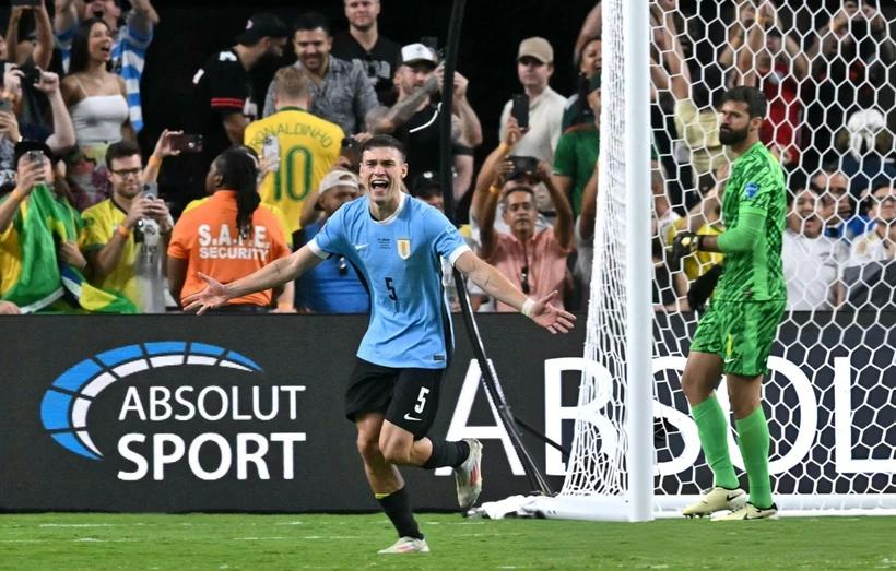 Uruguay has eliminated Brazil from Copa America 2024. (Source: Getty Images)