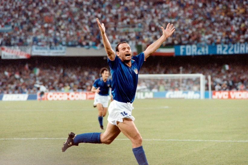 Schillaci, Vua phá lưới World Cup 1990 qua đời ở tuổi 59. (Nguồn: AFP/Getty Images)