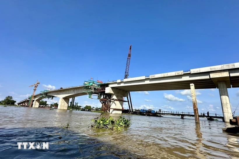 Mực nước cao nhất có khả năng xuất hiện trong tuần giữa tháng 10 vùng hạ lưu sông Hậu. (Ảnh: Thanh Sang/TTXVN)