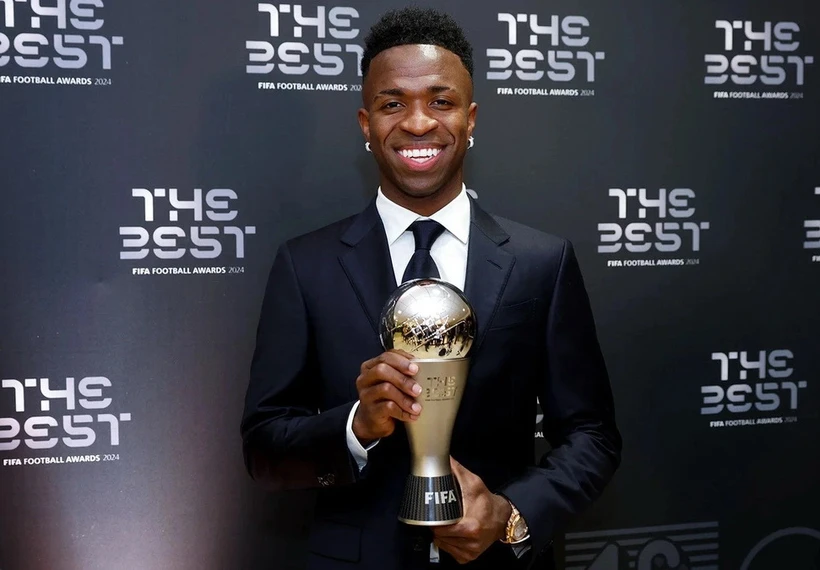 Vinicius Junior giành giải thưởng FIFA The Best 2024.