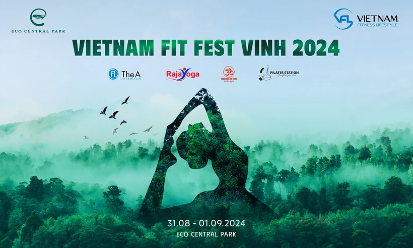 Vietnam Fit Fest Vinh 2024 - Ngày hội Yoga & Pilates xứ Nghệ” - sự kiện không thể bỏ qua dành cho cư dân Eco Central Park và các tín đồ Yoga & Pilates Nghệ An.