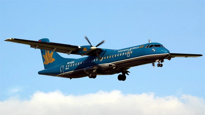 Máy bay ATR-72 của Vietnam Airlines. (Nguồn: Vietnam Airlines)