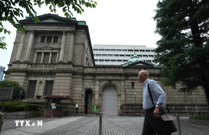Trụ sở Ngân hàng Trung ương Nhật Bản (BOJ) tại thủ đô Tokyo. (Ảnh: AFP/TTXVN)