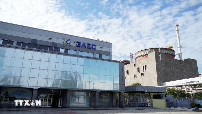 Nhà máy Điện Hạt nhân Zaporizhzhia. (Ảnh: AFP/TTXVN)
