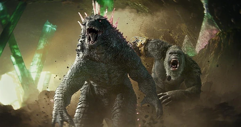 Cảnh trong phim "Godzilla x Kong: The New Empire."