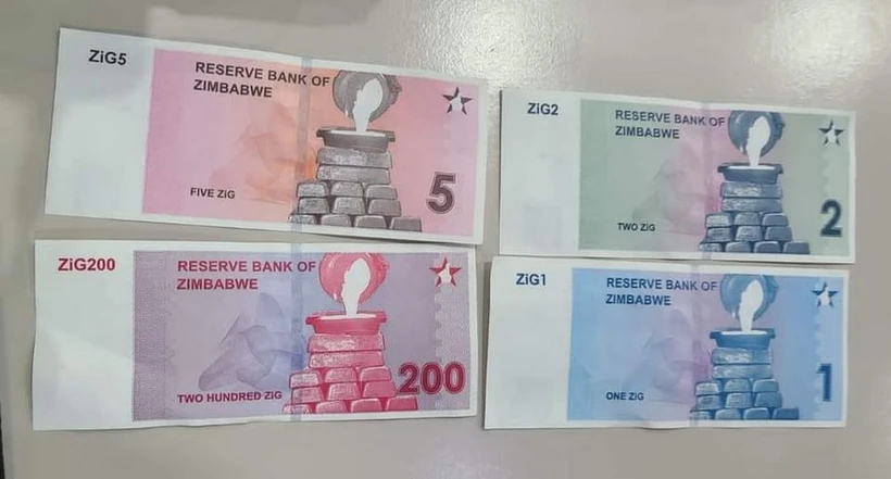 Đồng tiền mới của Zimbabwe. (Nguồn: Zimetro)