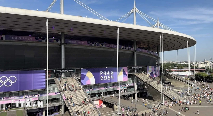 Sân vận động Stade de France. (Ảnh: Ngọc Hiệp/TTXVN)