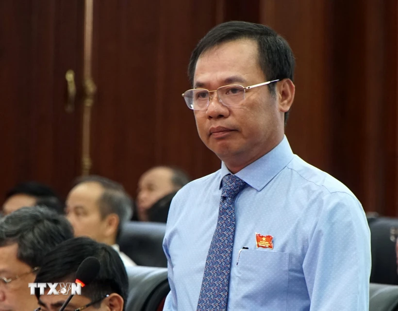 Ông Vũ Quang Hùng, Trưởng Ban quản lý Khu Công nghệ cao và các Khu công nghiệp Đà Nẵng. (Ảnh: Quốc Dũng/TTXVN)