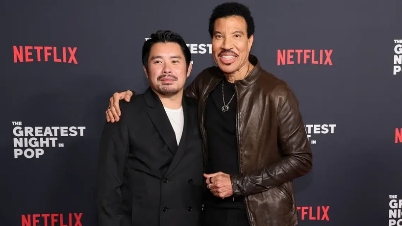 Bảo Nguyễn và Lionel Richie trong một sự kiện quảng bá phim. (Ảnh: Reuters)